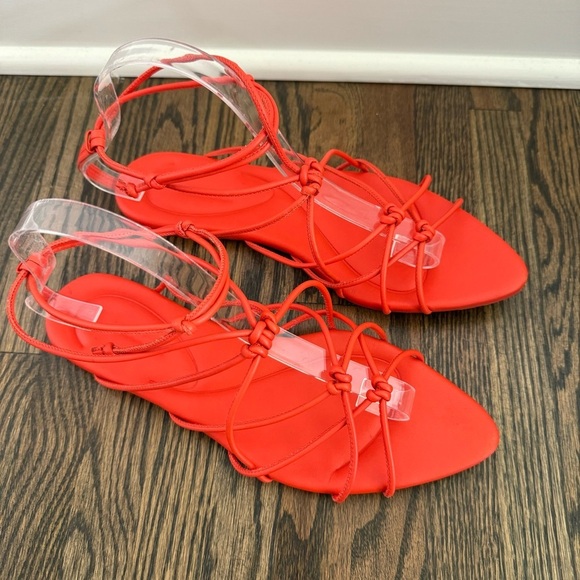 Vince Kenna knotted scrappy ankle sandals size 8.5 - Picture 2 of 8